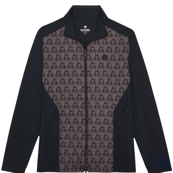 G FORE G4 Performer Golf Jacket Mens Size Medium Onyx Hybird Water Resistant NWT - Picture 6 of 9